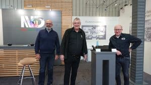 NVD Team at NVD booth during Electronica 2020